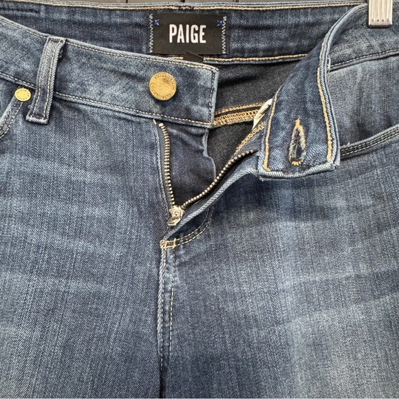 Paige Skyline Skinny Jeans Women’s 26 Dark Wash Mid Rise Stretch Denim - Picture 3 of 6